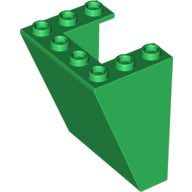LEGO® los onderdeel Voorruit in kleur Groen 4872