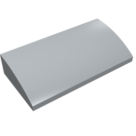 LEGO® onderdeel Dakpan Gebogen Licht Blauwachtig Grijs 61068