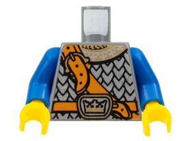 LEGO® Lijf met Motief Donker Blauwachtig Grijs 973pb0438c02