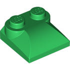 LEGO® los onderdeel Dakpan Gebogen in kleur Groen 47457