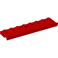 Plaatje in Gallery viewer laden, LEGO® los onderdeel Plaat Aangepast in kleur Rood 30586
