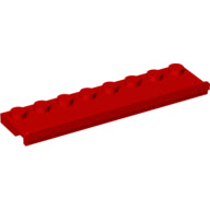 LEGO® los onderdeel Plaat Aangepast in kleur Rood 30586