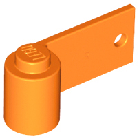 LEGO® los onderdeel Deur in kleur Oranje 3821