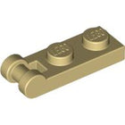 LEGO® los onderdeel Plaat Aangepast in kleur Geelbruin 60478