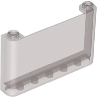 LEGO® los onderdeel Voorruit Doorzichtig Zwart 64453