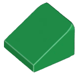 LEGO® los onderdeel Dakpan Algemeen in kleur Groen 54200