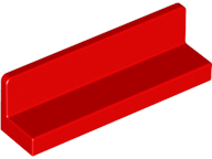 Plaatje in Gallery viewer laden, LEGO® los onderdeel Paneel in kleur Rood 30413