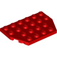 Plaatje in Gallery viewer laden, LEGO® los onderdeel Wig Plaat in kleur Rood 32059