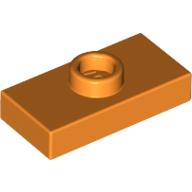 Plaatje in Gallery viewer laden, LEGO® los onderdeel Plaat Aangepast in kleur Oranje 3794a