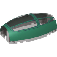 Plaatje in Gallery viewer laden, LEGO® Voorruit met Motief Doorzichtig Zwart 50986pb002