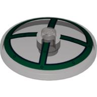 Plaatje in Gallery viewer laden, LEGO® Schaal met Motief Doorzichtig Zwart 3960pb018