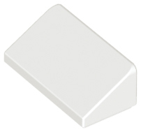 LEGO® los onderdeel Dakpan Algemeen in kleur Wit 85984