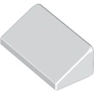 LEGO® los onderdeel Dakpan Algemeen in kleur Wit 85984