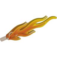 Plaatje in Gallery viewer laden, LEGO® onderdeel Energy Effect Doorzichtig Rood 85959pb01a
