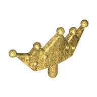 Plaatje in Gallery viewer laden, LEGO® los onderdeel Hoofddeksel Accessoire Parel Goud 33322