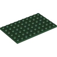 Plaatje in Gallery viewer laden, LEGO® los onderdeel Plaat Algemeen in kleur Donkergroen 3033