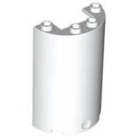 LEGO® los onderdeel Cilinder in kleur Wit 85941