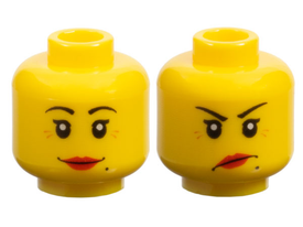 LEGO® los onderdeel Hoofd in kleur Geel 3626bpb0366