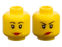 Plaatje in Gallery viewer laden, LEGO® los onderdeel Hoofd in kleur Geel 3626cpb0366