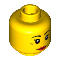 Plaatje in Gallery viewer laden, LEGO® los onderdeel Hoofd in kleur Geel 3626cpb0366