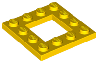 LEGO® los onderdeel Plaat Aangepast in kleur Geel 64799