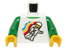 Plaatje in Gallery viewer laden, LEGO® los onderdeel Lijf met Motief Wit 973pb0549c01