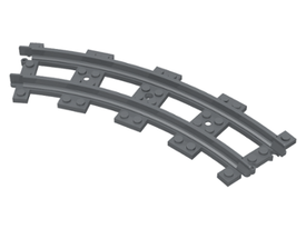 LEGO® los onderdeel Rails Donker Blauwachtig Grijs 85976
