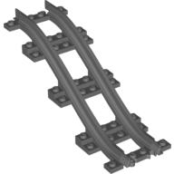 LEGO® los onderdeel Rails Donker Blauwachtig Grijs 85977