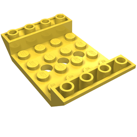 LEGO® los onderdeel Dakpan Omgekeerd in kleur Geel 60219