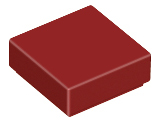 Plaatje in Gallery viewer laden, LEGO® los onderdeel Tegel Algemeen in kleur Donkerrood 3070