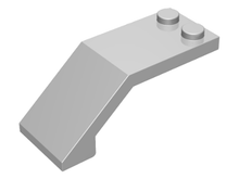 Plaatje in Gallery viewer laden, LEGO® los onderdeel Voorruit in kleur Metallisch Zilver 6070