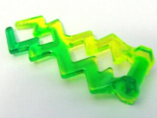 LEGO® Energy Effect Doorzichtig Neon Groen 59233pb02