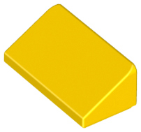 LEGO® los onderdeel Dakpan Algemeen in kleur Geel 85984