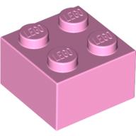 Plaatje in Gallery viewer laden, LEGO® los onderdeel Steen in kleur Fel Roze 3003