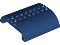Plaatje in Gallery viewer laden, LEGO® los onderdeel Dakpan Gebogen Donkerblauw 54095