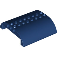 LEGO® los onderdeel Dakpan Gebogen Donkerblauw 54095