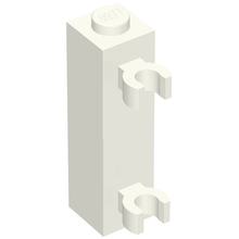 Plaatje in Gallery viewer laden, LEGO® los onderdeel Steen Aangepast in kleur Wit 60583a