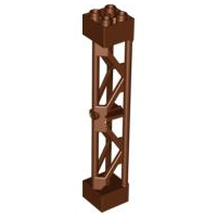 Plaatje in Gallery viewer laden, LEGO® los onderdeel Steunpilaar Roodachtig Bruin 58827