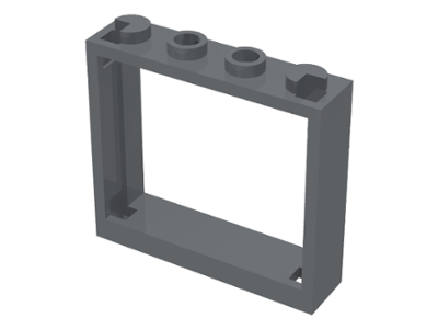 LEGO® onderdeel Raamkozijn Donker Blauwachtig Grijs 60594