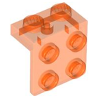 LEGO® los onderdeel Beugel Doorzichtig Neon Oranje 44728