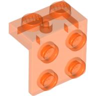 Plaatje in Gallery viewer laden, LEGO® los onderdeel Beugel Doorzichtig Neon Oranje 44728
