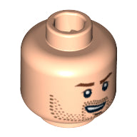 LEGO® los onderdeel Hoofd in kleur Lichte Noga 3626pb0382