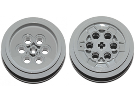 LEGO® los onderdeel Wiel Licht Blauwachtig Grijs 86652