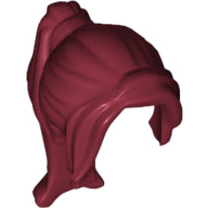 LEGO® los onderdeel Haar in kleur Donkerrood 62696