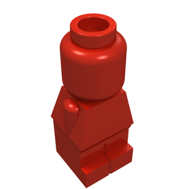 LEGO® los onderdeel Lijf Accessoire in kleur Rood 85863