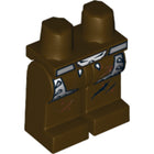 LEGO® onderdeel Benen met Motief Donker Bruin 970c00pb0048
