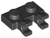 Plaatje in Gallery viewer laden, LEGO® los onderdeel Plaat Aangepast in kleur Zwart 60470