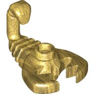 LEGO® los onderdeel Landdier in kleur Parel Goud 30169