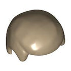 LEGO® los onderdeel Haar in kleur Donker Geelbruin 3901