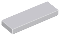 Plaatje in Gallery viewer laden, LEGO® onderdeel Tegel Algemeen Licht Blauwachtig Grijs 63864